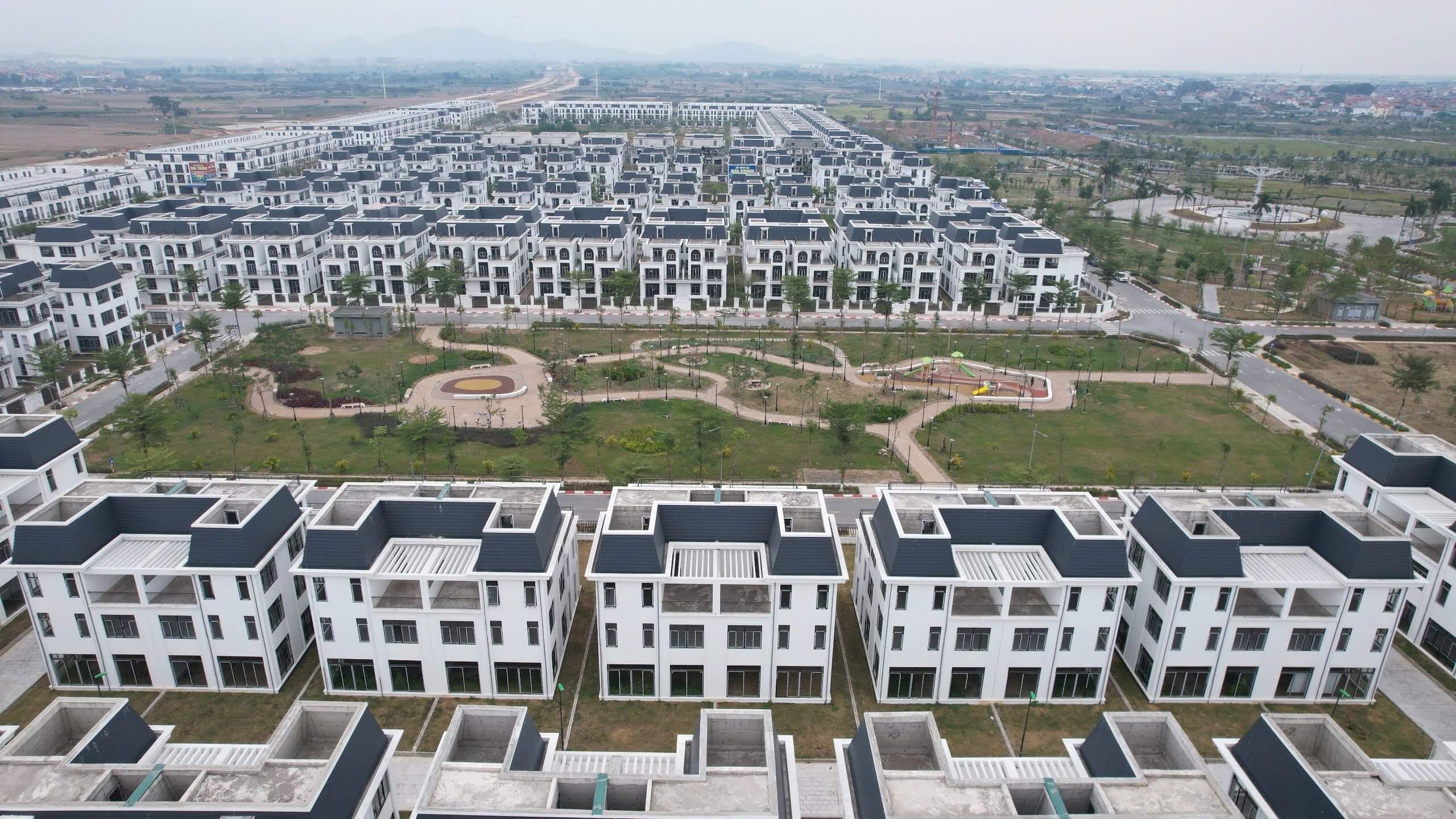 Biệt thự song lập căn góc BT7 Hud Mê Linh