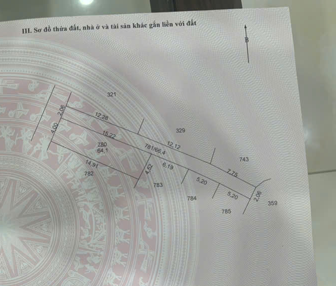 Lô góc 64m Tiền Phong Mê Linh Giá 3,35 tỷ 3 so 64m do ha