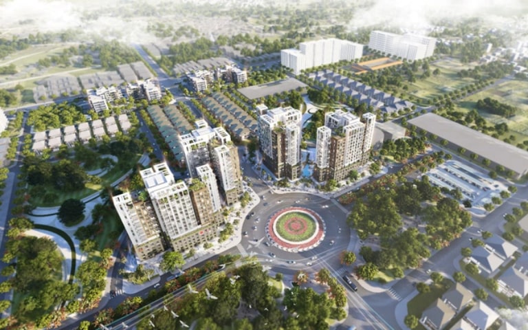 Bán lô góc biệt thự đơn lập HUD Mê Linh 443m² vị trí vàng, view công viên
