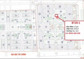 Cơ Hội Sở Hữu Lô Góc Biệt Thự 324m² Tại Cienco 5 Mê Linh – Sổ Hồng Sẵn, Giá Hấp Dẫn